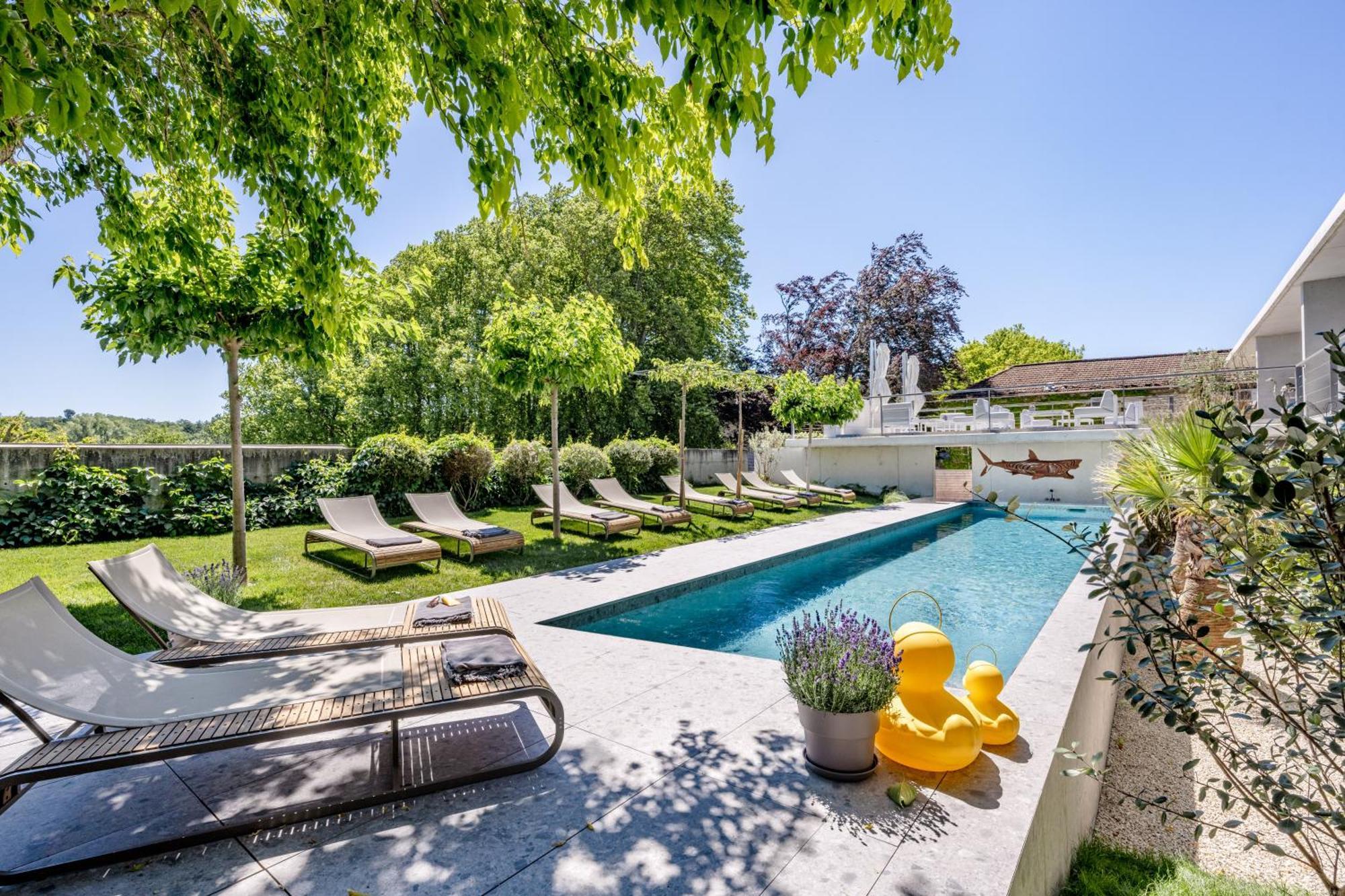 Le Pavillon M, Chambres D'Hotes De Luxe Avec Piscine & Spa Grignan Exterior foto